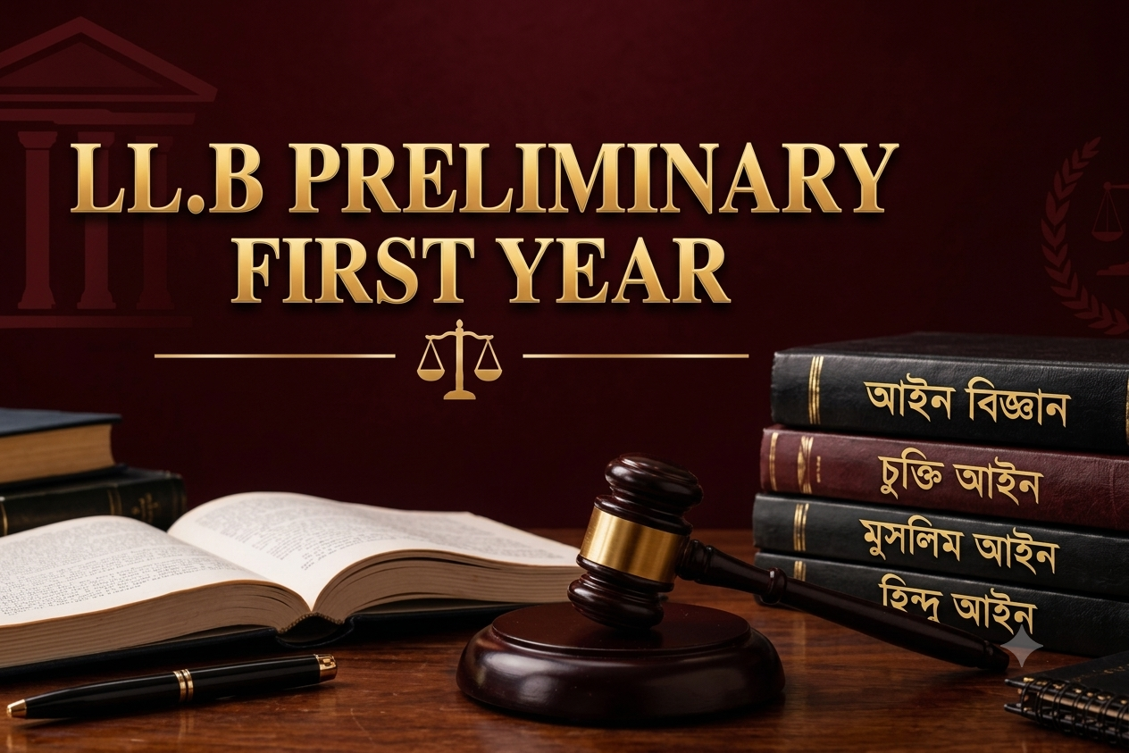 LL.B Preliminary (1st Year)